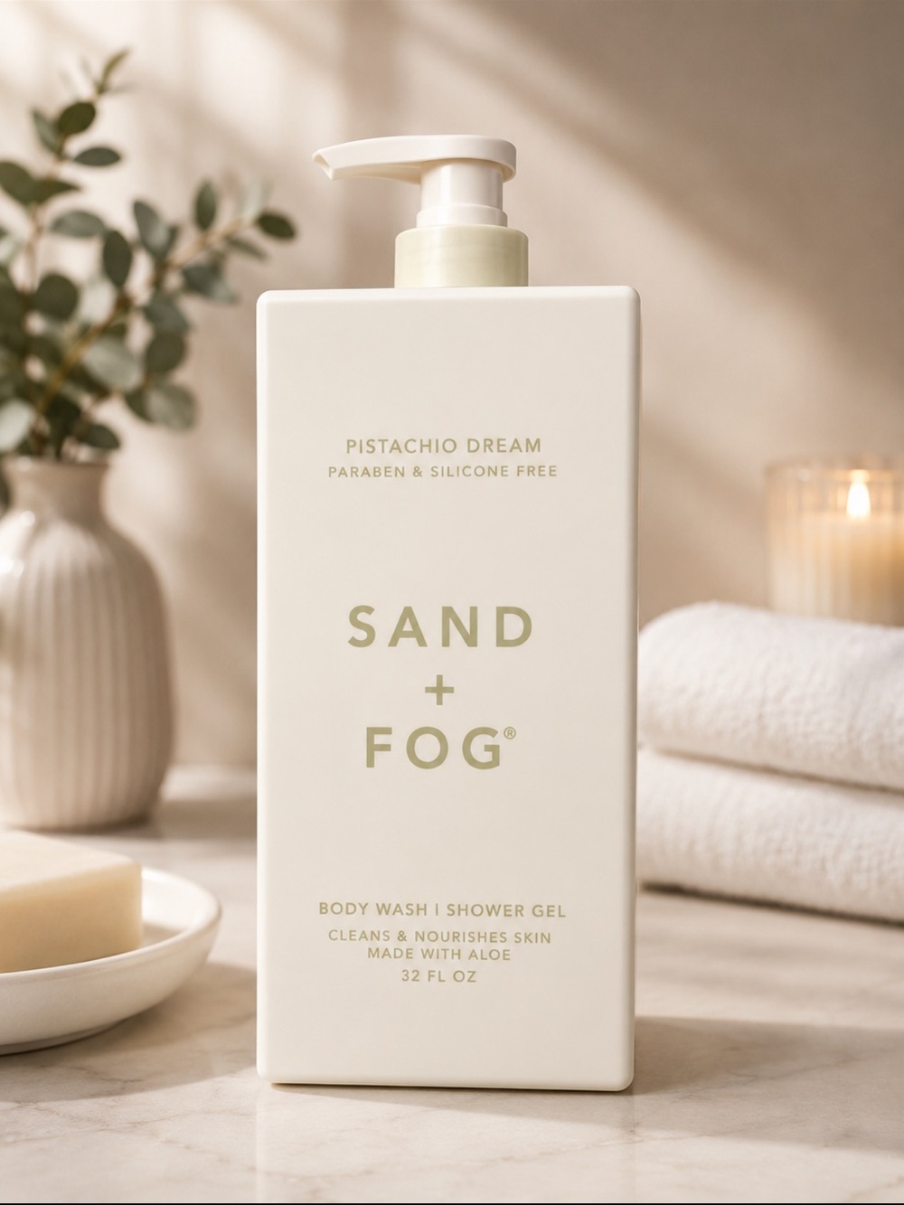 Sand + Fog Pistachio Dream body wash
